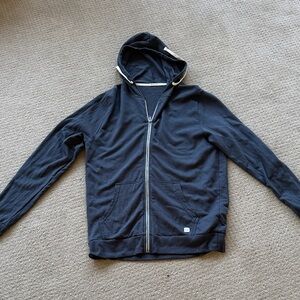 Marine Layer Dark Gray Zip-Up Sweater